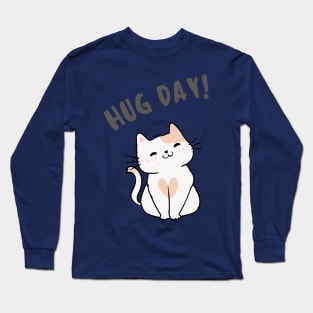 Cat Hug Day Long Sleeve T-Shirt